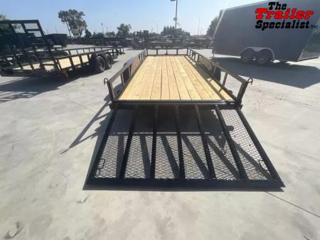 New 2026 Big Tex Trailers 70PI-18R1A-4P-BRK2 7FT X 18FT 7K GVW Utility Trailer