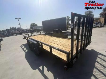 New 2026 Big Tex Trailers 70PI-18R1A-4P-BRK2 7FT X 18FT 7K GVW Utility Trailer