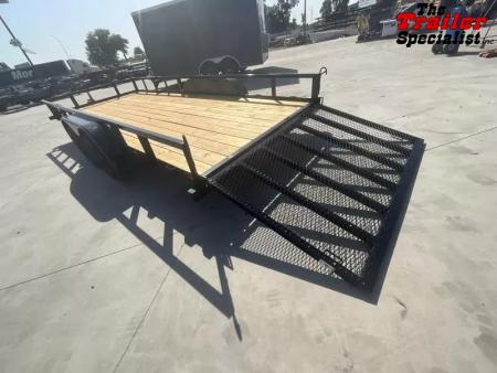 New 2026 Big Tex Trailers 70PI-18R1A-4P-BRK2 7FT X 18FT 7K GVW Utility Trailer