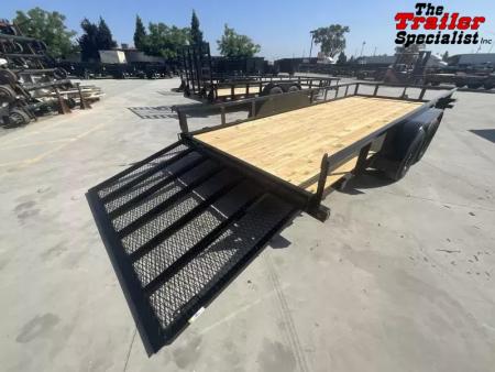 New 2026 Big Tex Trailers 70PI-18R1A-4P-BRK2 7FT X 18FT 7K GVW Utility Trailer