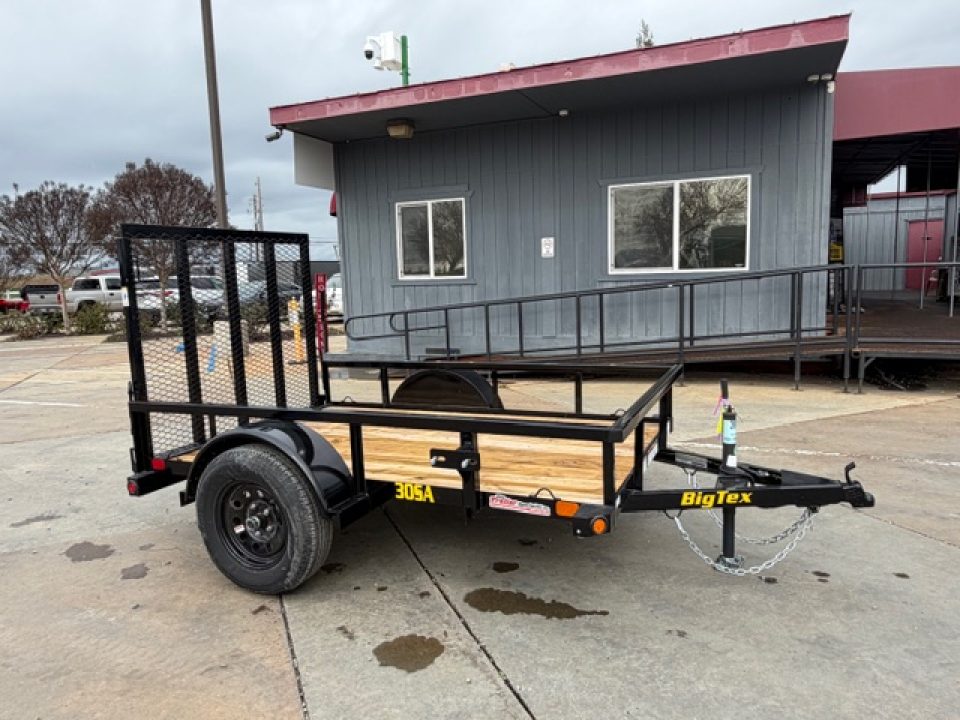 New 2026 Big Tex Trailers 30SA-08R1A-4P 5FT X 8FT 2995 GVW Utility Trailer