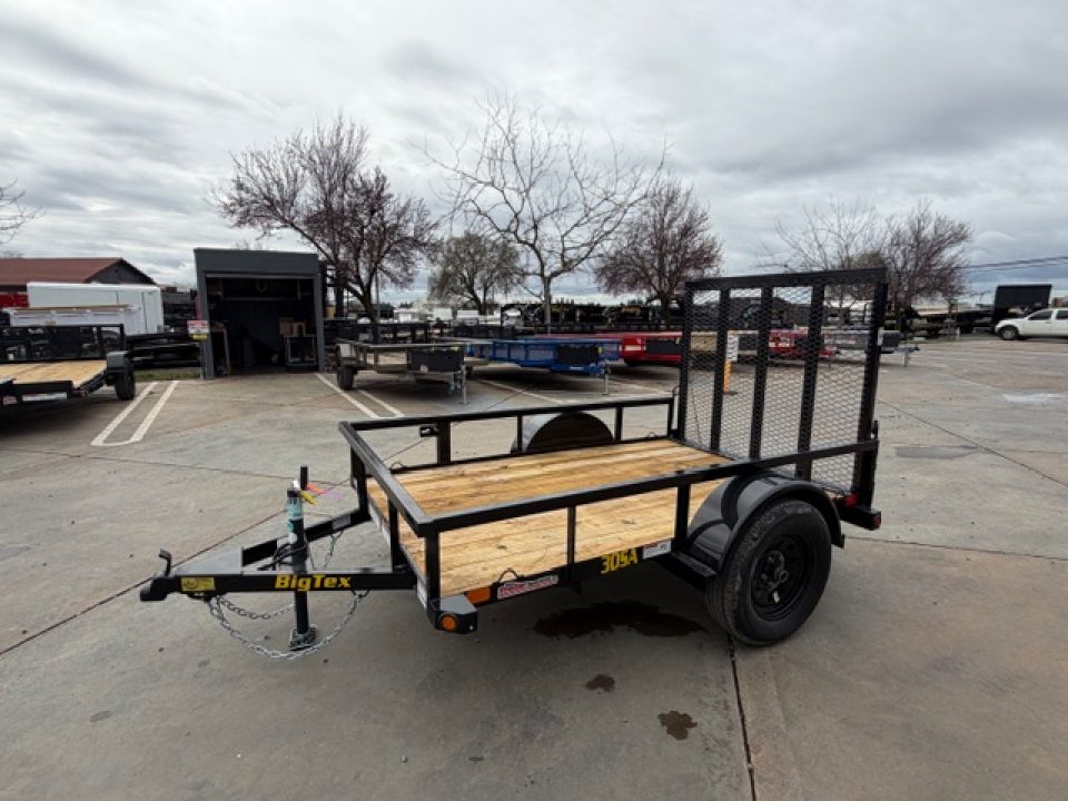 New 2026 Big Tex Trailers 30SA-08R1A-4P 5FT X 8FT 2995 GVW Utility Trailer