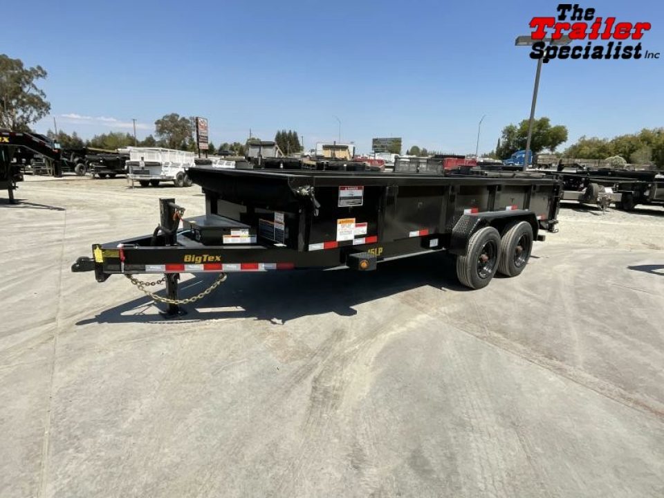 New 2026 Big Tex Trailers 16LP-16-6SIR 7FT X 16FT 17.5K GVW Dump Trailer