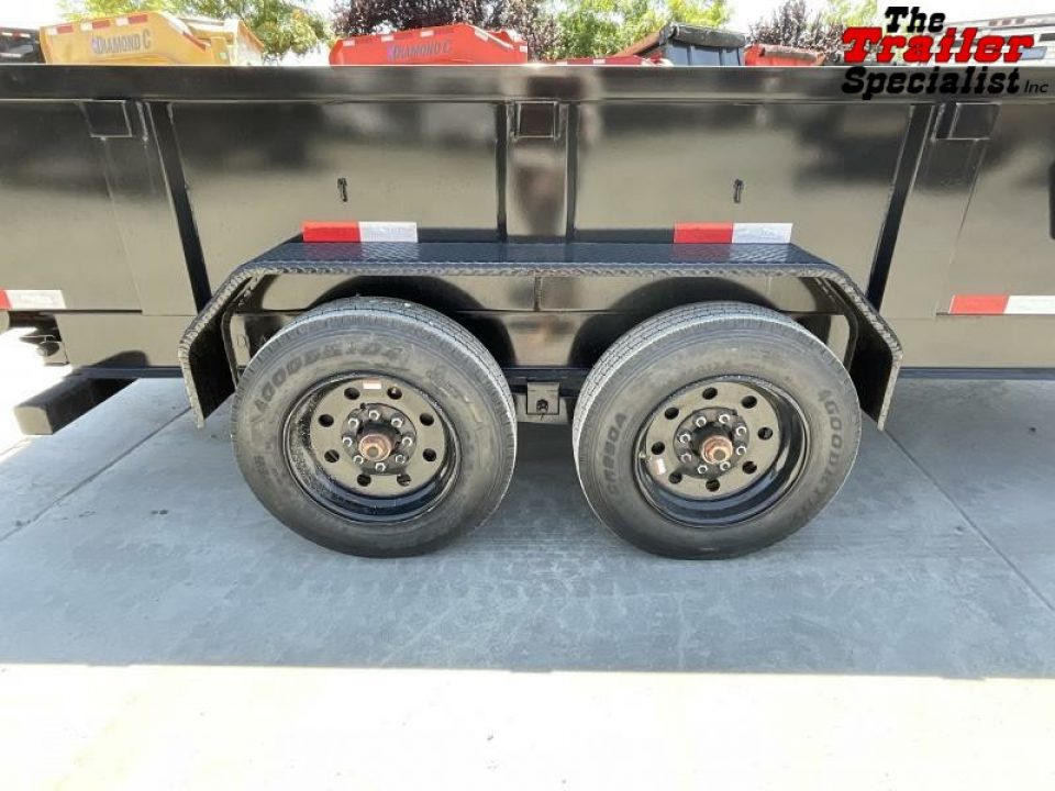 New 2026 Big Tex Trailers 16LP-16-6SIR 7FT X 16FT 17.5K GVW Dump Trailer