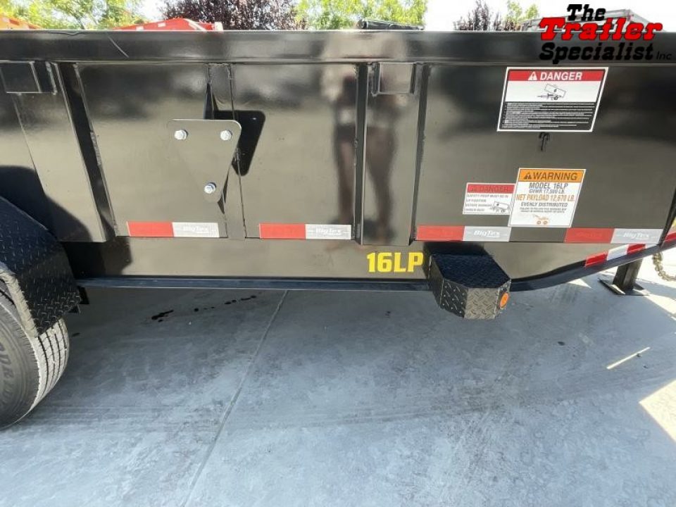 New 2026 Big Tex Trailers 16LP-16-6SIR 7FT X 16FT 17.5K GVW Dump Trailer