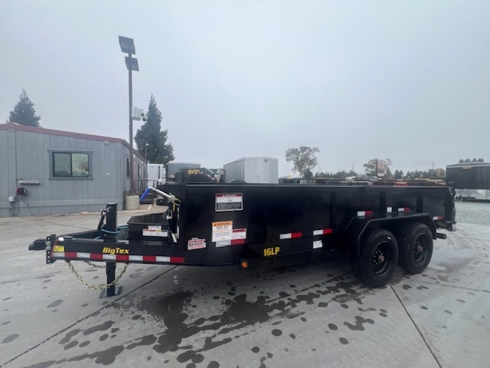 New 2026 Big Tex Trailers 16LP-16-6SIR 7FT X 16FT 17.5K GVW Dump Trailer