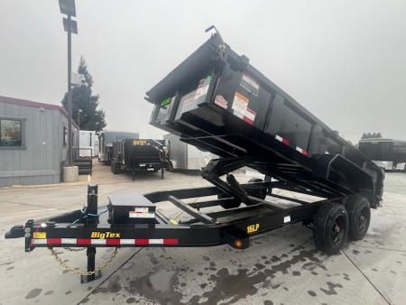New 2026 Big Tex Trailers 16LP-16-6SIR 7FT X 16FT 17.5K GVW Dump Trailer