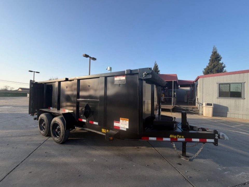 New 2026 Big Tex Trailers 16LP-16-6SIR-P4 7FT X 16FT 17.5K GVW Dump Trailer
