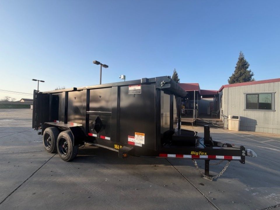 New 2026 Big Tex Trailers 16LP-16-6SIR-P4 7FT X 16FT 17.5K GVW Dump Trailer