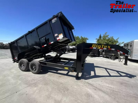 New 2026 Big Tex Trailers 14GX-14-6SIR-P4 7FT X 14FT TA 4FT SIDES Dump Trailer