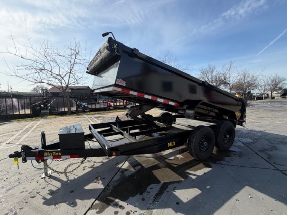 New 2026 Big Tex Trailers 14LX-14C2A 7FT X 14FT 14K GVW Dump Trailer