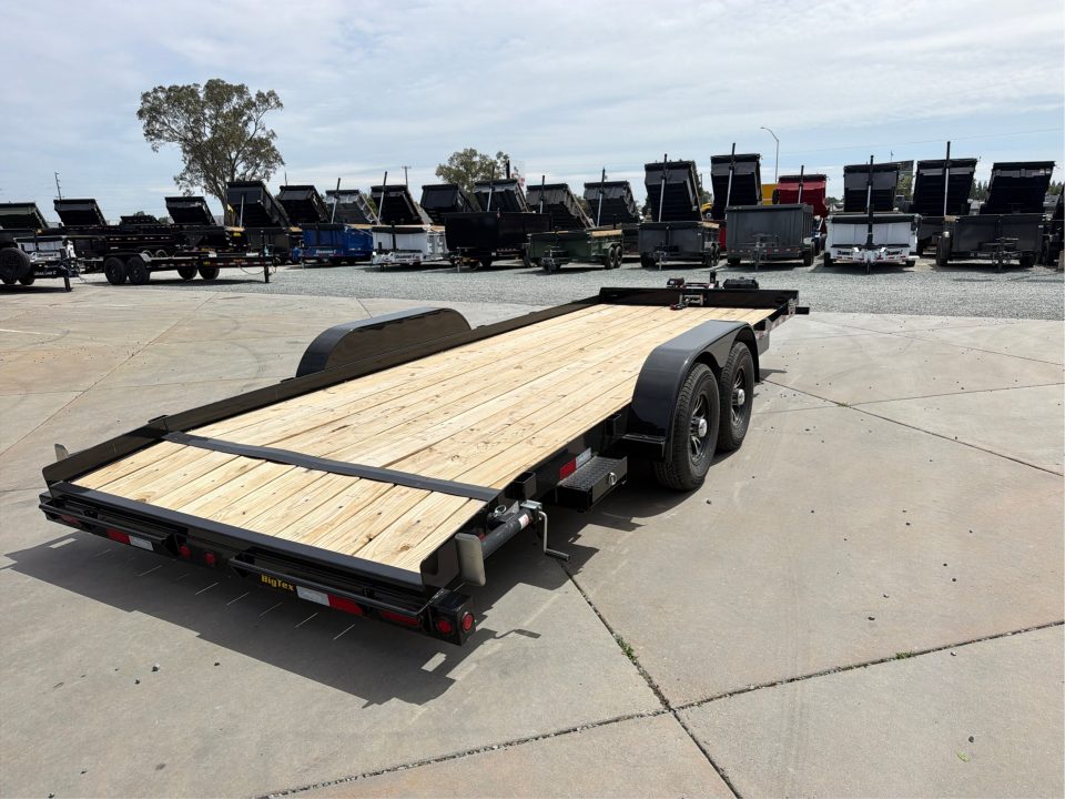 New 2026 Big Tex Trailers 10CH-20DT 7FT X 20FT 9.9K GVW Car Hauler Winch package