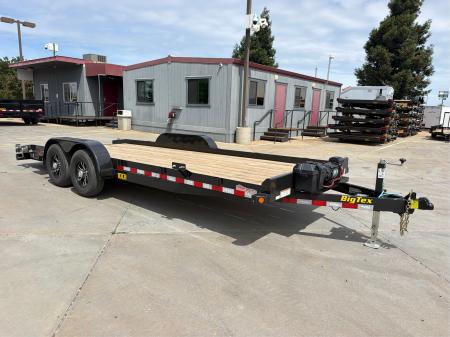 New 2026 Big Tex Trailers 10CH-20DT 7FT X 20FT 9.9K GVW Car Hauler Winch package