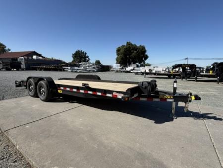 New 2026 Big Tex Trailers 10CH-20DT 7FT X 20FT 9.9K GVW Car Hauler Winch package