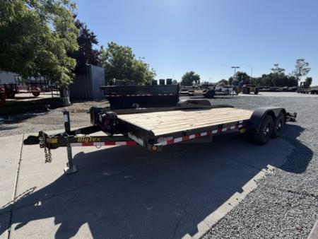 New 2026 Big Tex Trailers 10CH-20DT 7FT X 20FT 9.9K GVW Car Hauler Winch package