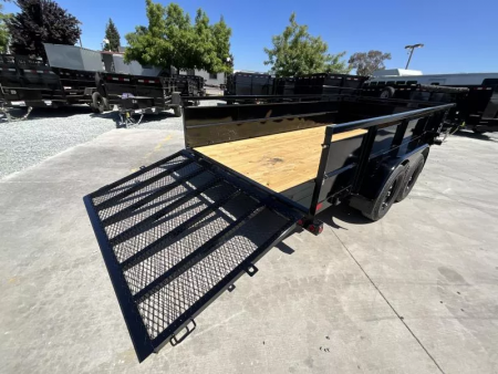 New 2026 Big Tex Trailers 70TV-12-2B 7FT X 12FT 7K GVW Utility Trailer