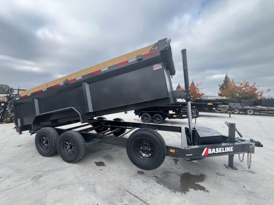 New 2026 Baseline HDU208L16X82 P3 7FT X 16FT 16K GVW Dump Trailer