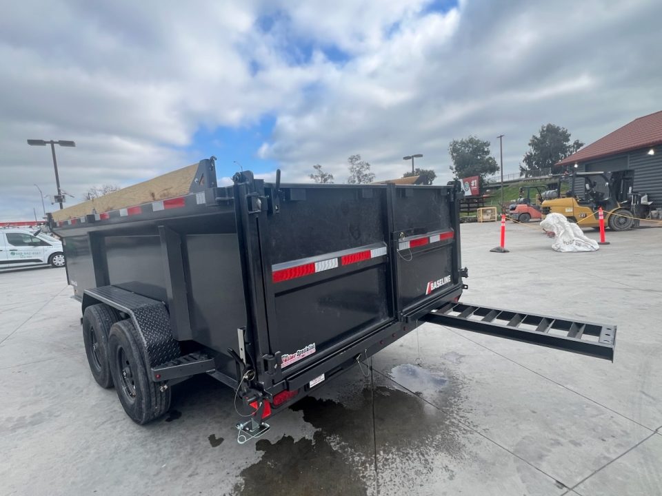New 2026 Baseline HDU208L16X82 P3 7FT X 16FT 16K GVW Dump Trailer