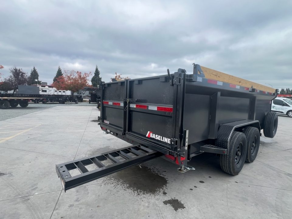 New 2026 Baseline HDU208L16X82 P3 7FT X 16FT 16K GVW Dump Trailer