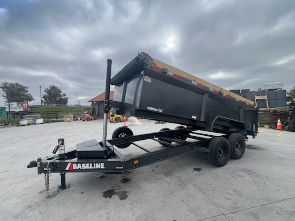 New 2026 Baseline HDU208L16X82 P3 7FT X 16FT 16K GVW Dump Trailer