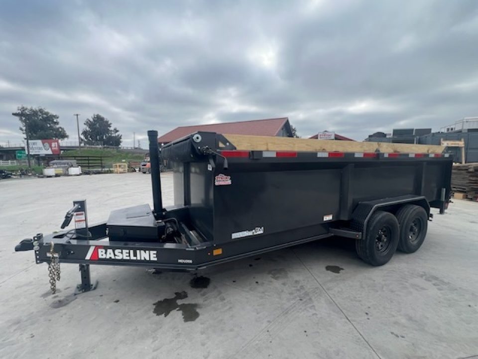 New 2026 Baseline HDU208L16X82 P3 7FT X 16FT 16K GVW Dump Trailer