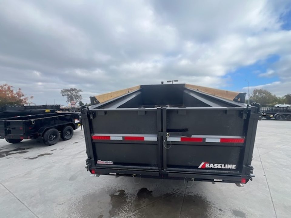 New 2026 Baseline HDU208L16X82 P3 7FT X 16FT 16K GVW Dump Trailer