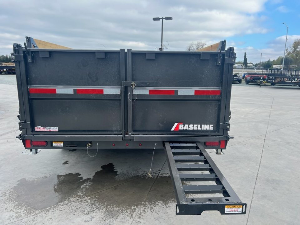 New 2026 Baseline HDU208L16X82 P3 7FT X 16FT 16K GVW Dump Trailer