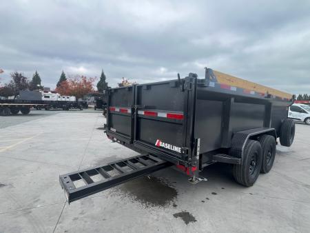 New 2026 Baseline HDU208L16X82 P3 7FT X 16FT 16K GVW Dump Trailer