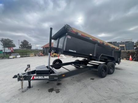 New 2026 Baseline HDU208L16X82 P3 7FT X 16FT 16K GVW Dump Trailer