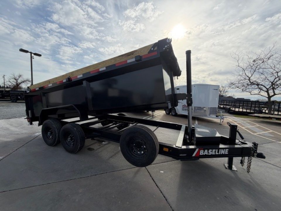 New 2026 Baseline HDU207L16X82 P3 7FT X 16FT 14K GVW Dump Trailer