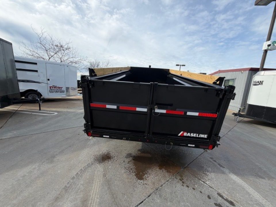 New 2026 Baseline HDU207L16X82 P3 7FT X 16FT 14K GVW Dump Trailer