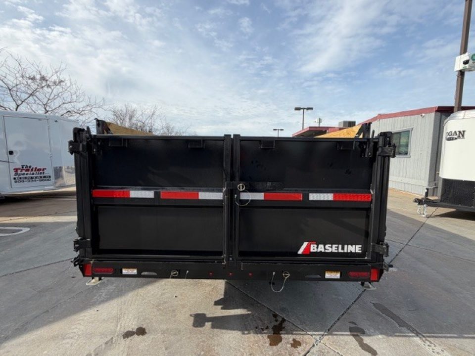New 2026 Baseline HDU207L16X82 P3 7FT X 16FT 14K GVW Dump Trailer