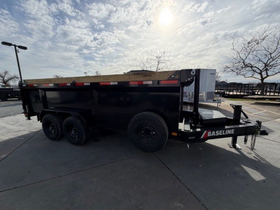 New 2026 Baseline HDU207L16X82 P3 7FT X 16FT 14K GVW Dump Trailer