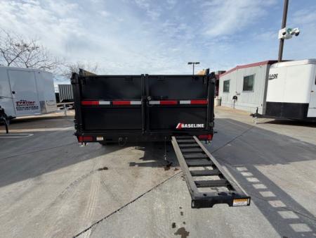 New 2026 Baseline HDU207L16X82 P3 7FT X 16FT 14K GVW Dump Trailer