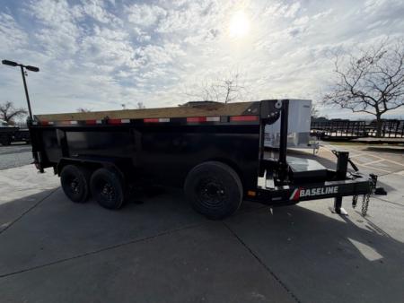 New 2026 Baseline HDU207L16X82 P3 7FT X 16FT 14K GVW Dump Trailer