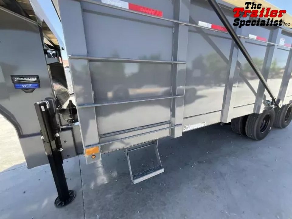 New 2025 Diamond C Trailers WDT212L20X96 P4 8FT X 20FT 25.9K GVW Gooseneck Dump Trailer