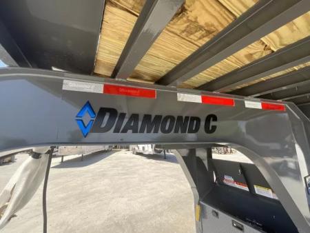New 2025 Diamond C Trailers WDT212L20X96 P4 8FT X 20FT 25.9K GVW Gooseneck Dump Trailer