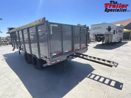 New 2025 Diamond C Trailers WDT212L20X96 P4 8FT X 20FT 25.9K GVW Gooseneck Dump Trailer