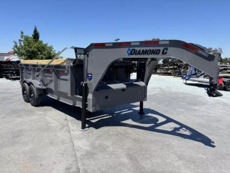 New 2025 Diamond C Trailers LPT210L16X82GN P3 7FT X 16FT 23K GVW Dump Trailer