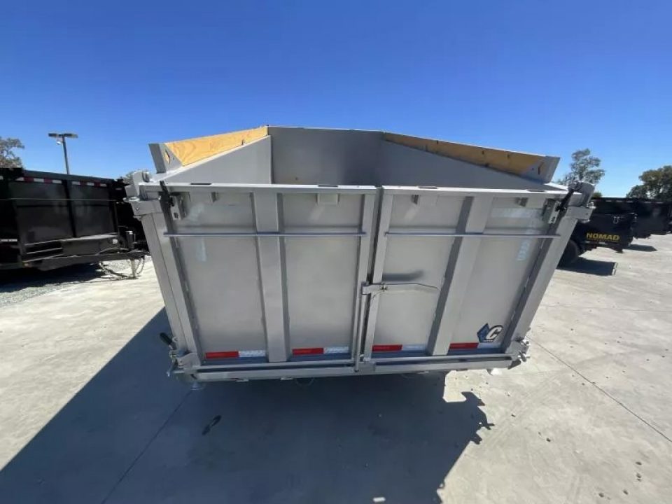 New 2025 Diamond C Trailers LPT208L14X81GN P4 7FT X 14FT 18K GVW Gooseneck Dump Trailer