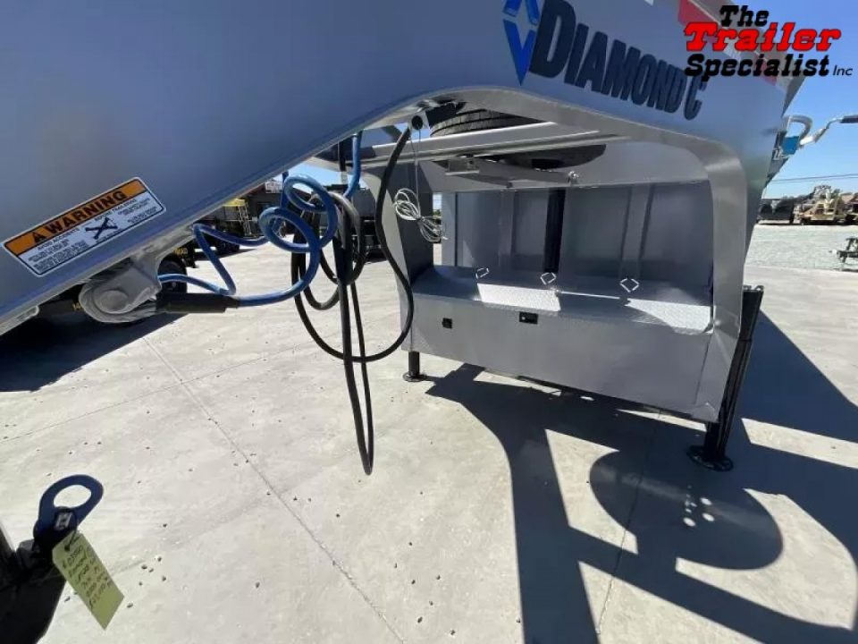 New 2025 Diamond C Trailers LPT208L14X81GN P4 7FT X 14FT 18K GVW Gooseneck Dump Trailer