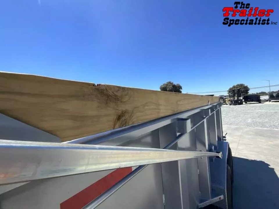 New 2025 Diamond C Trailers LPT208L14X81GN P4 7FT X 14FT 18K GVW Gooseneck Dump Trailer