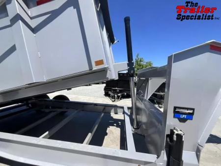 New 2025 Diamond C Trailers LPT208L14X81GN P4 7FT X 14FT 18K GVW Gooseneck Dump Trailer