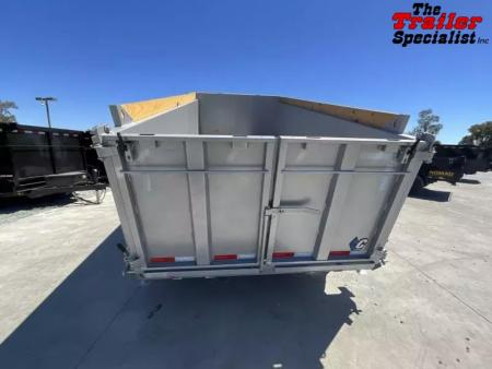New 2025 Diamond C Trailers LPT208L14X81GN P4 7FT X 14FT 18K GVW Gooseneck Dump Trailer