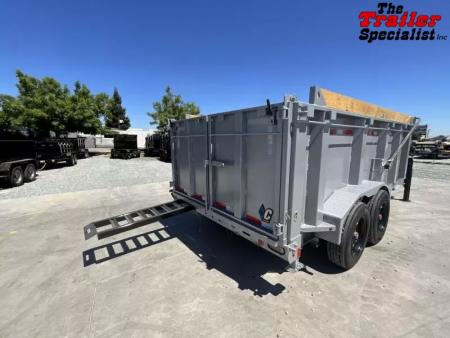 New 2025 Diamond C Trailers LPT208L14X81GN P4 7FT X 14FT 18K GVW Gooseneck Dump Trailer