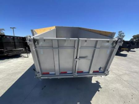 New 2025 Diamond C Trailers LPT208L14X81GN P4 7FT X 14FT 18K GVW Gooseneck Dump Trailer