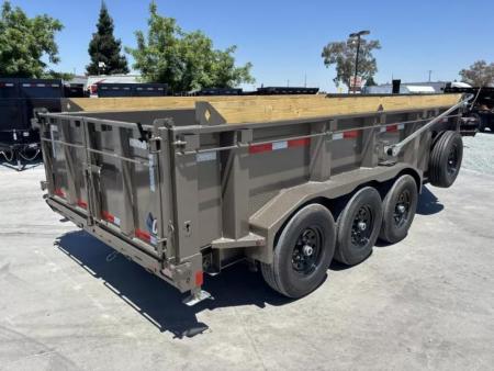 New 2025 Diamond C Trailers LPT307L16X82 P3 7FT X 16FT 24K GVW Dump Trailer
