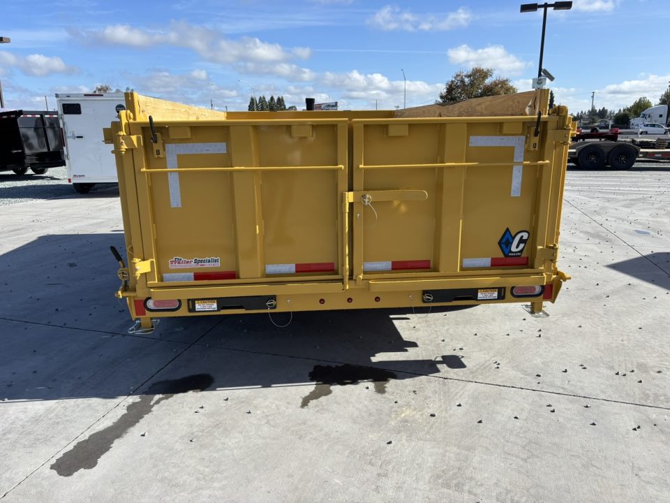 New 2026 Diamond C Trailers LPT207L14X82 P3 7FT X 14 FT 14.9KGVW Dump Trailer
