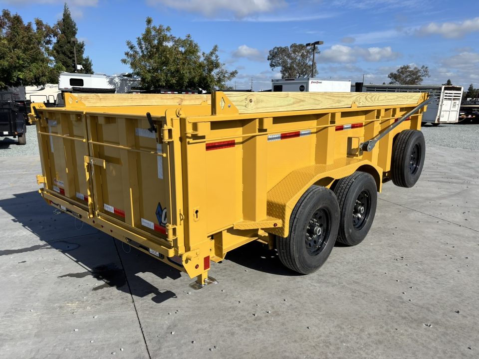 New 2026 Diamond C Trailers LPT207L14X82 P3 7FT X 14 FT 14.9KGVW Dump Trailer