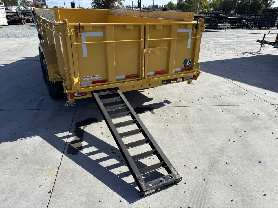 New 2026 Diamond C Trailers LPT207L14X82 P3 7FT X 14 FT 14.9KGVW Dump Trailer